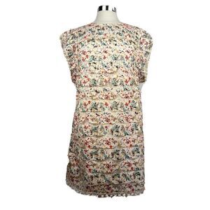 Tularosa Elba Dress L Womens $178 Rainbow Mini Cocktail Sleeveless Polyester